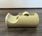 Mcm Vintage B1 Beige Cylindrical Tape Dispenser 4 1 2  Office Desk Paper Work