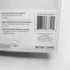 Better Living 3-shower Liquid Dispenser Abs Plastic Translucent Satin Silver
