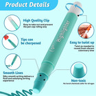 Gel Highlighters 16 Assorted Colors No Bleed Bible Highlighters bible Safe no Bl