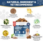 Dog Calming Chews Anxiety Relief W Melatonin Sleep Aid Chicken 150 Count