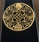 Fabulous Large Vintage Celtic Brooch In Openwork Design