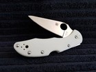 Solid Glow In The Dark Handle Replacement Scales For Spyderco Delica 4
