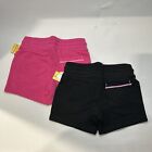 Toddler Girls  Knit Cargo Shorts - Cat   Jack Black dark Pink 3t
