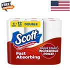 Scott Paper Towels Choose-a-sheet 6 Double Rolls 108 Sheets Per Roll