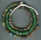 African Trade Beads Vintage Antique Glass Beads Clear Dutch European Dogon Beads