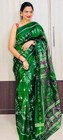 Ikat Pure Odisha Sambalpuri Silk Sareefall And Pico Done Wit - Handmade In India