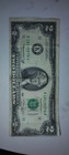 1976 Off Center   2 Two Dollar Bill Bank Note