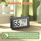 6 Pack Mini Hygrometer Indoor Humidity Meter  Small Digital Thermometer Humidity