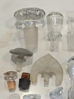 Vintage Glass Decanter   Bottle Stoppers   Various Shapes   Sizes  Lot Of 20