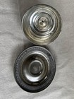 Antique Ottoman Persian Covered Serving Dish Tughra Mark Tinned Copper Arabic   