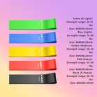 Resistance Bands Exercise Yoga Elastic Latex Gym Fitness Workout Training 5pcs