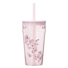 Starbucks Japan Sakura 2026 Pink Glass Tumbler 473ml   pre Order   