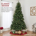 6 5ft Prelit Christmas Tree With Led Lights Artificial Xmas Holiday Spruce Decor