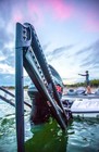 Power-pole Blade Edition Dual 10  Shallow Water Anchors W  One Pump Matte Black