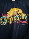 Vtg Disneyland Resort California Adventure Opening Blue Sweatshirt Large Bear