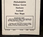 Reading Rr Time Tables- Philadelphia  Willow Grove  Hatboro  april 24  1932 