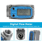 2 Inch Turbine Digital Diesel Water Fuel Flow Meter Oval Gear Flowmeter Gauge