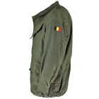 Genuine Belgian Army Field Jacket M64 Military Cotton Water-resistant Olive Od