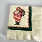 Vintage Hallmark Cards Holiday Luncheon Napkins Christmas Santa 16 Count Nos