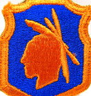 Us Army Patch 98th Infantry Division Iroquois Vintage Orange Blue Sew On