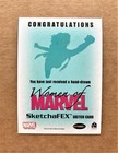 2013 Rittenhouse Women Of Marvel Sketchafex Sketch Card By Adam Cleveland 1 1