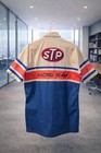 Richard Petty Signed 1991 Stp Race Used Crew Shirt Pontiac Nascar Vintage Rare 