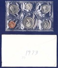 1973 Canada Proof-like Set In Original Packaging  small Bust 25 Cents 