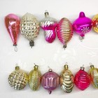 Vintage Glass Christmas Tree Ornament Decoration Soviet Ussr     531