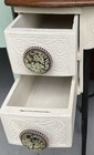 Vintage Sewing Machine Cabinet Converted To Bathroom Vanity
