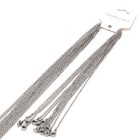 10pcs Stainless Steel Silver Gold Plated Chains Necklace For Diy Jewelry Making