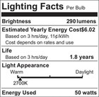 6 Pack Gu10 Bulb 120v 50w Light Bulbs For Candle Warmer Lamp  Gu10 c  Mr16 New