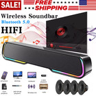 Surround Sound Bar 4 Speaker System Wireless Bluetooth Subwoofer Tv Home Theater