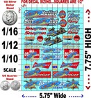 Beer- White Vinyl Sticker Gang Sheet 57-r c Model Decals 1 12 -1 10-die-cut-ho