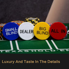 Casino Craps Dealer Button Small Blind Big Blind All In Poker Gaming Accessories
