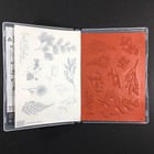 Stampin Up Nature s Prints Stamp Set Flowers Leaves Sayings Paint Splatter