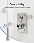 5 Pcs 3 8in Hydrant Key Compatible With Zurn P1300-part-13-key  Square Socket