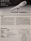 Vintage 1990 s Shure Sm-63lb Dynamic Microphone Lo Z W Accessories Sm63 E v 635a