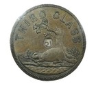  1847  Montreal   Lachine Railroad Token Ms62 Iccs Br-530  Tr-3 Condition Rarity