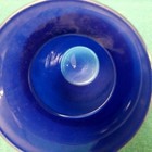 Vtg Libbey Cobalt Blue Flare Top Glass Vase 8  Tall 4  Opening