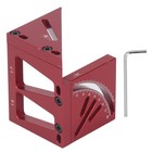 3d Multi-angle Measuring Ruler   Protractor Tool For Woodworking  Aluminum Layou