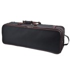 Navy 4 4 Violin Case - Lightweight Portable Carrying Bag - Oblong - Full Size