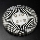 90mm X10mm Round Mountable Aluminum Heat Sink Cooling For 10w Led Heatsink