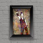 Shirley Manson Of Garbage Pop Art 16x20in Poster  Garbage Tribute Free Shipping
