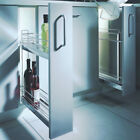 Kitchen Pull Out Slide Cabinet Storage Organizer Spice Bottle Rack Holder Basket