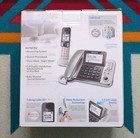 New Panasonic Corded cordless Phone System Answering Machine   Talking Caller Id
