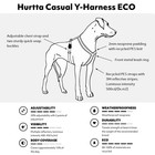 Hurtta Casual Eco Dog Y-harness  Cinnamon  28-32 In  Recycled Material