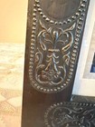 Vintage Black Wood Picture Frame W  Embossed Design   Matt Included   10 H X 8 W
