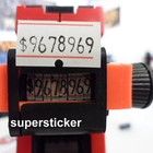 Us Seller Mx-5500 8 Digits Price Tag Gun Labeler   2000 Pink Tag Labels  1 Ink