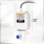 Electric 110v 3500w Plug  Heater Us Hot Mini Shower sink Instant Water Water For
