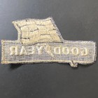 Goodyear Tires W  Checkered Flag Racing Embroidered Patch Vintage Scarce